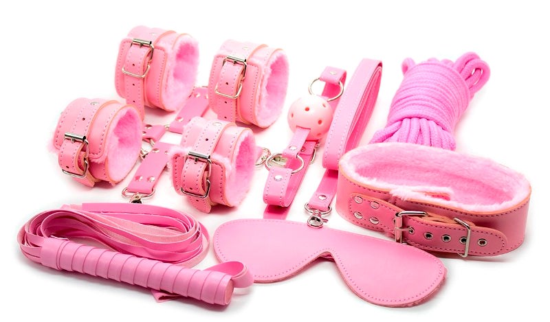 Elegance 11 Piece Bondage Kit Popular in AU - - Bondage Kits