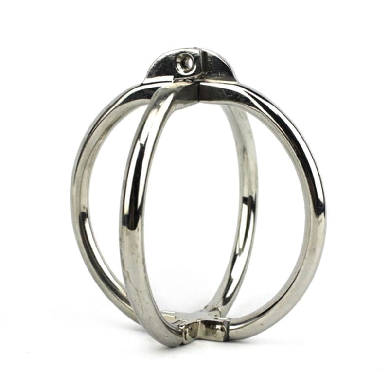 Ellipse Stainless Steel Cross Cuffs - - Cuffs and Restraints