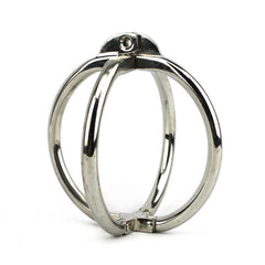 Ellipse Stainless Steel Cross Cuffs - - Cuffs and Restraints