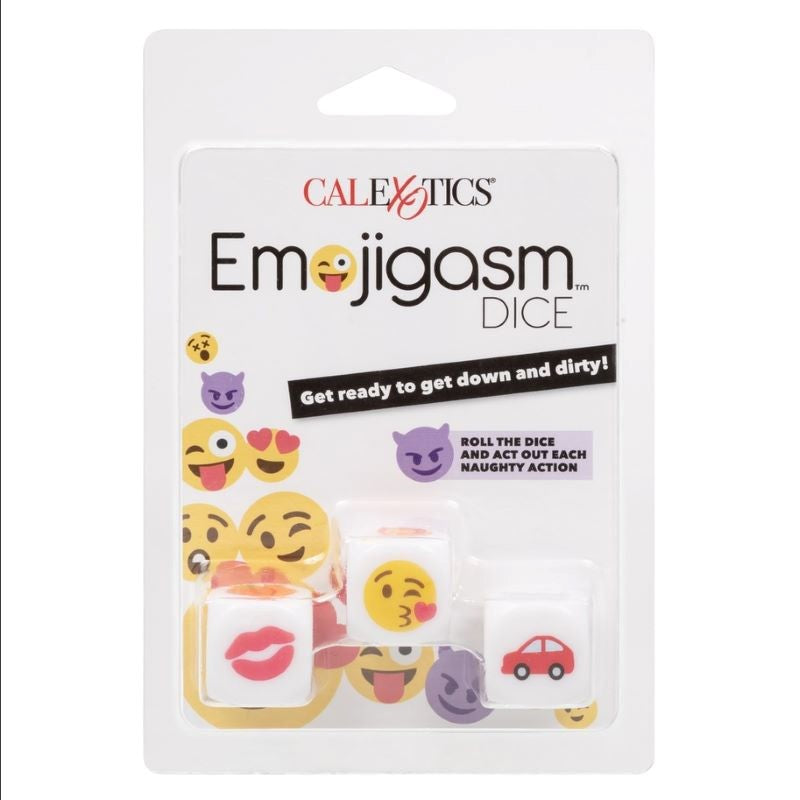 California Exotics Emojigasm Dice Adult Games with Waterproof Design - Sex Games, Coupons and Tricks