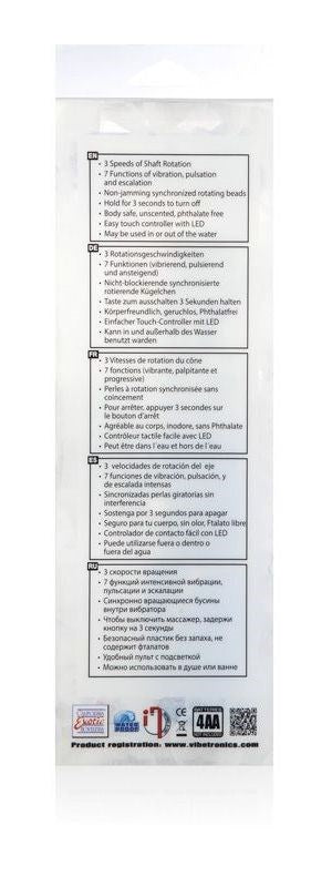 California Exotics Enchanted Elle Rabbit Vibrator with Rotating Beads - - Rabbit Vibrators