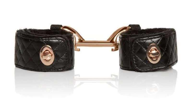 California Exotics Entice Universal Bondage Cuff Links with Dual - - Collars and Leads