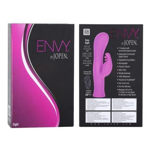 California Exotics Jopen Envy Eight Multi Functions Rabbit Vibrator Dual Motor - - Rabbit Vibrators