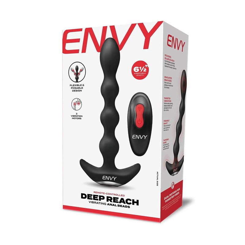 ENVY Deep Reach Vibrating Anal Beads Feel The Perfect Fit - - Anal Beads and Balls