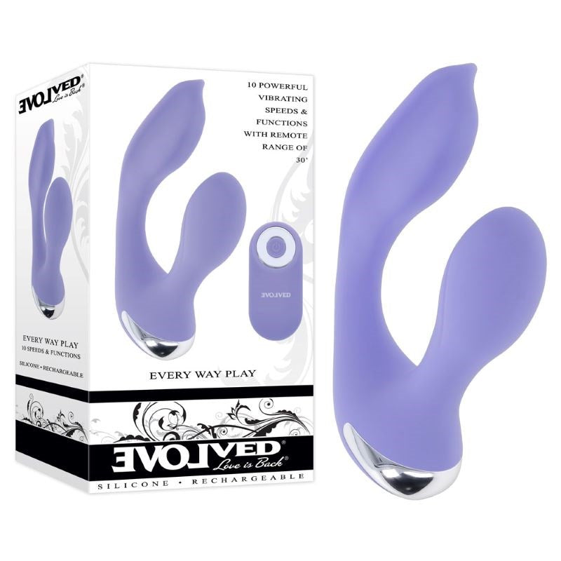 Evolved Compact Remote Controlled Vibrator with 10 Modes - - Rabbit Vibrators