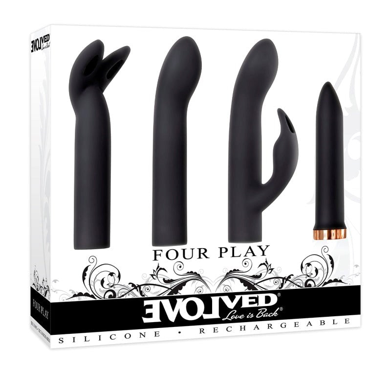 Evolved Four Play Body Safe CRings - - Sex Kits