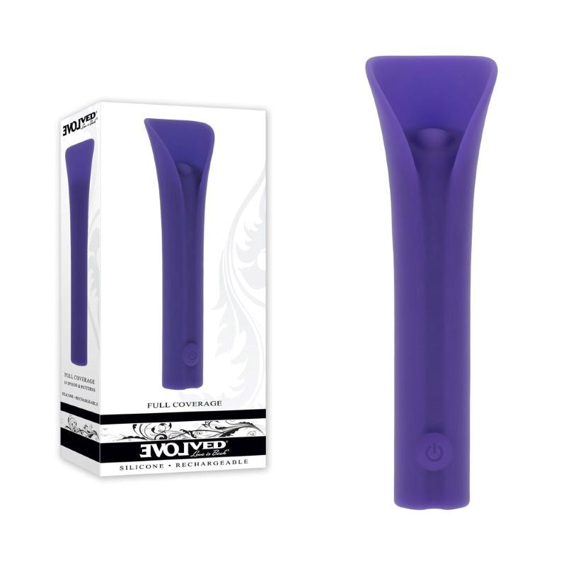 Evolved Full Coverage Bullet Vibrator 10 Patterns 5 Intensities Flexible Tip - - Bullet Vibrators