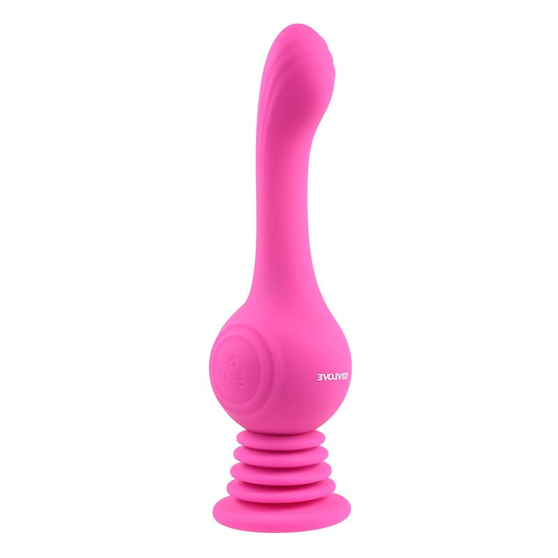Evolved Gyro Vibe in Pink Spin into Ecstasy with Gyrating Action - - G-Spot Vibrators