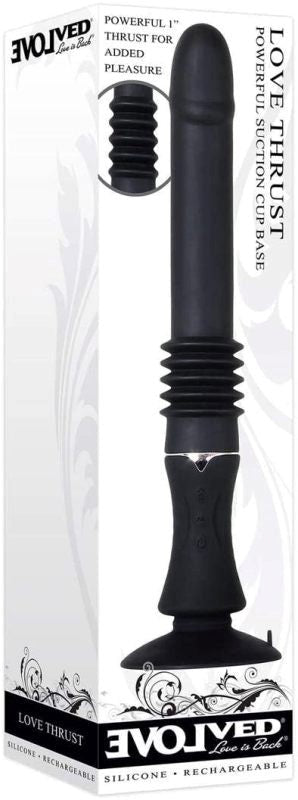 Evolved Love Thrust Large - 7 Vibrating Speeds for Hands-Free Bliss - - Luxury Sex Toys