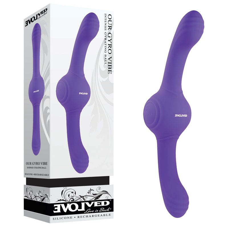 Evolved Gyro Vibe Purple Gyroscopic Vibrator with Swirling Motion - - G-Spot Vibrators
