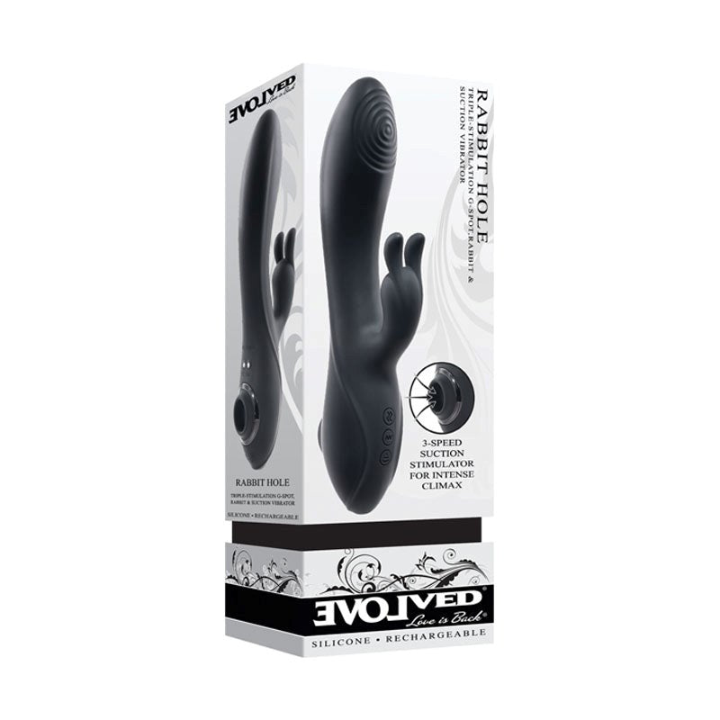 Evolved RABBIT HOLE - Indulge in Tri-Sensational Bliss - - Rabbit Vibrators