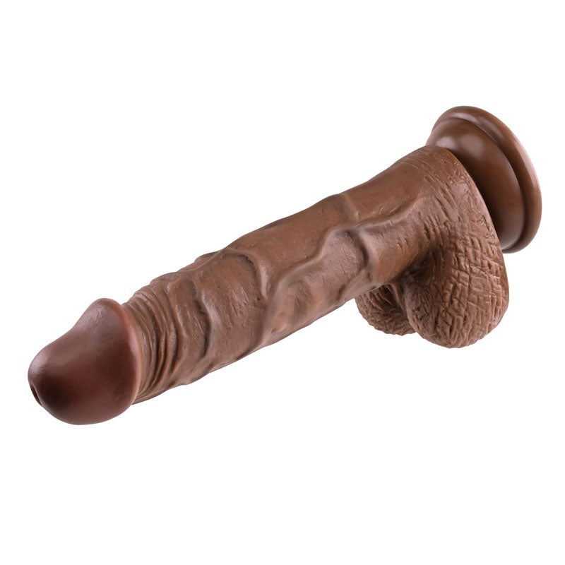 Evolved Realistic Dildo - 8 Inch Dark Delight - - Realistic Dildos