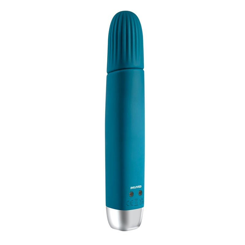 Evolved Super Slim Blue Vibrator - Powerful and Elegant Pleasure - - Bullet Vibrators