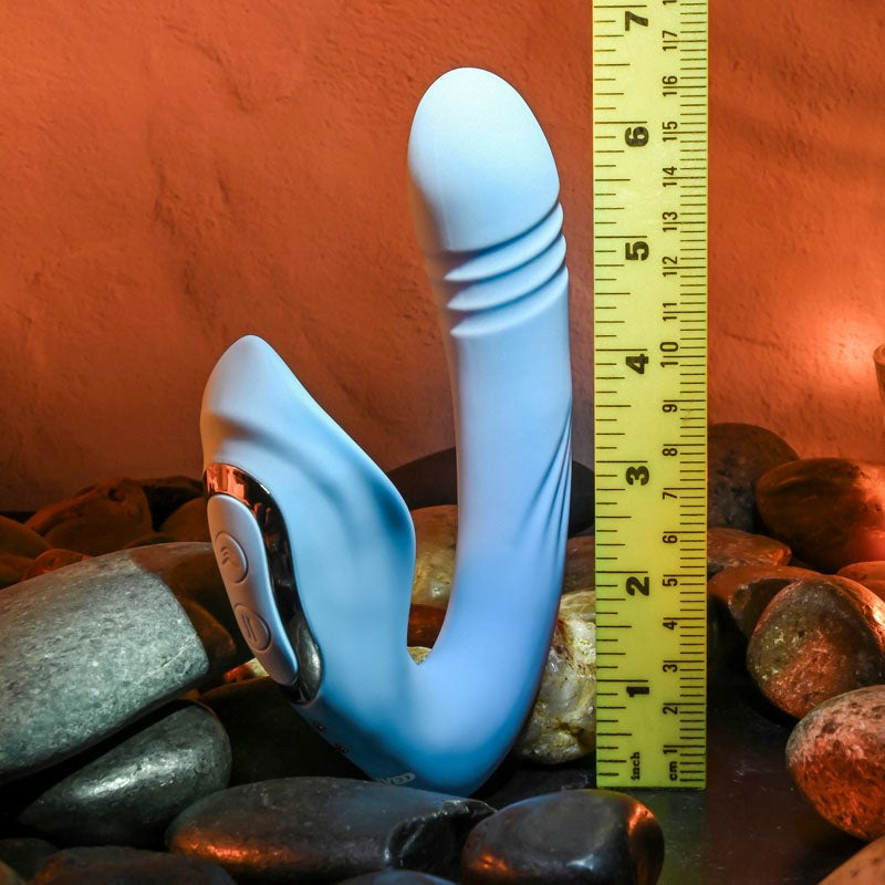 Evolved Tap & Thrust Redefine Your Intimate Bliss Thrusting Vibrator - - G-Spot Vibrators