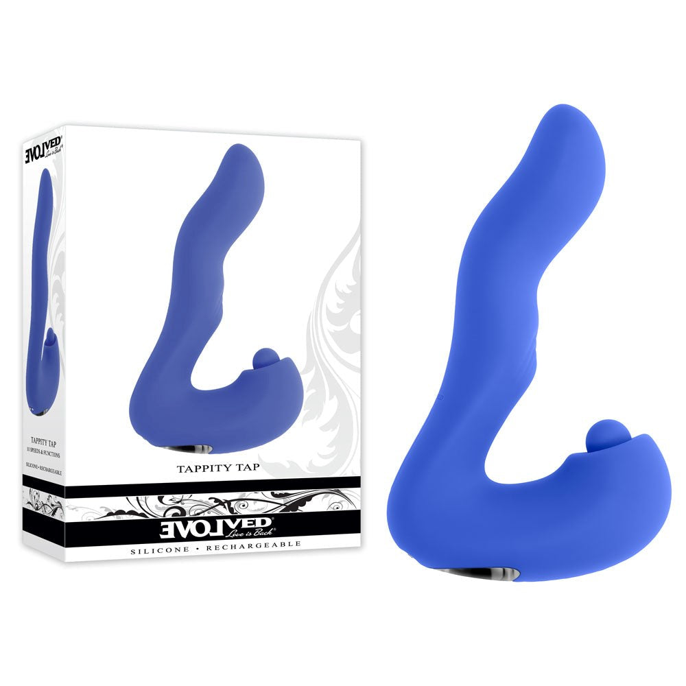 Evolved Tappity Tap - 10 Speeds, 5 Tapping Modes, USB Rechargeable - - G-Spot Vibrators