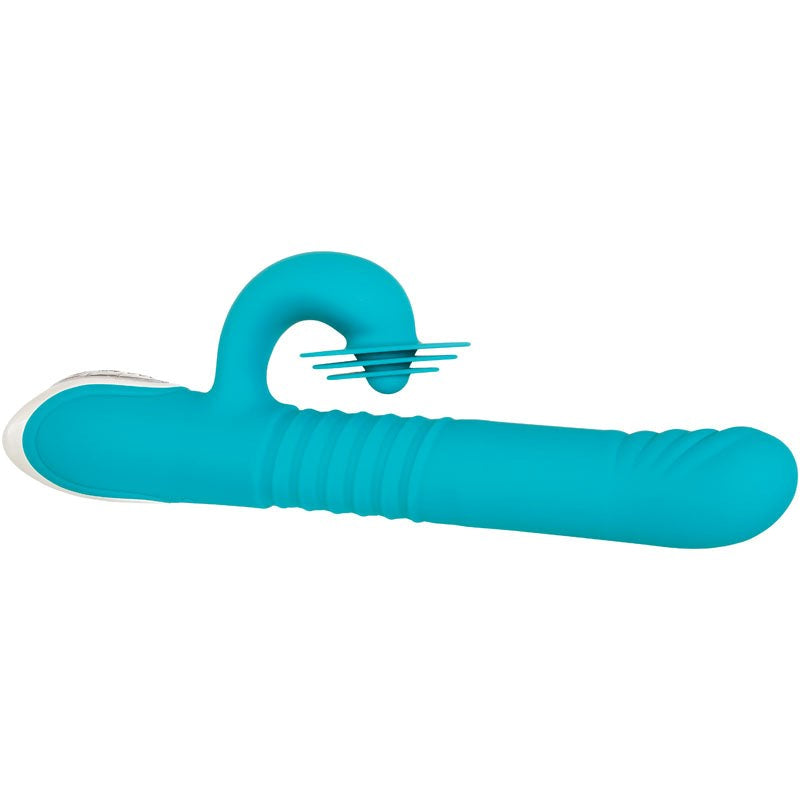 Evolved Elevate Your Pleasure with The Evolved Show Stopper Teal Vibrator - - Rabbit Vibrators