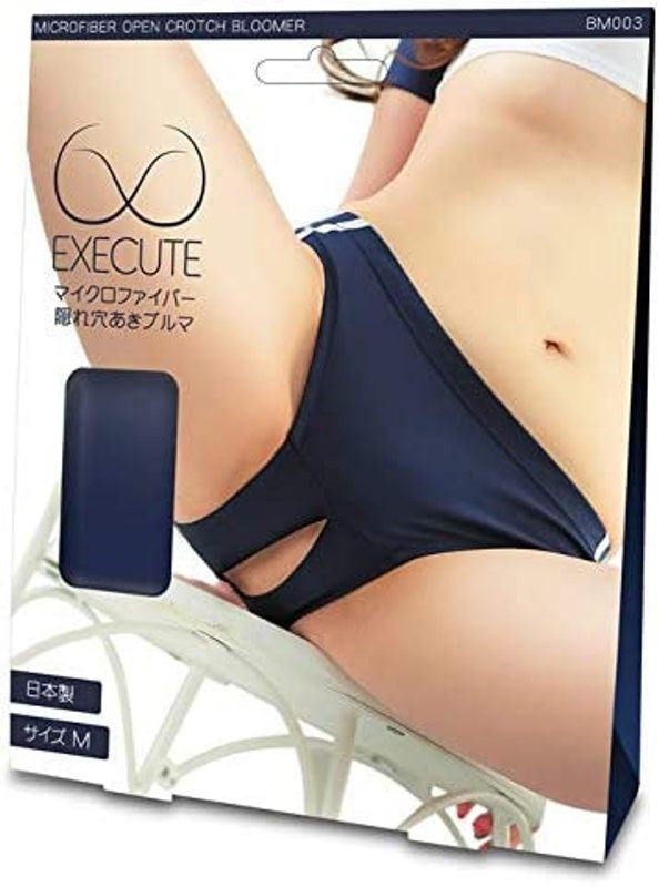 Execute Lingerie Open Crotch Bloomer Japanese Microfiber Design - - Her Fetish