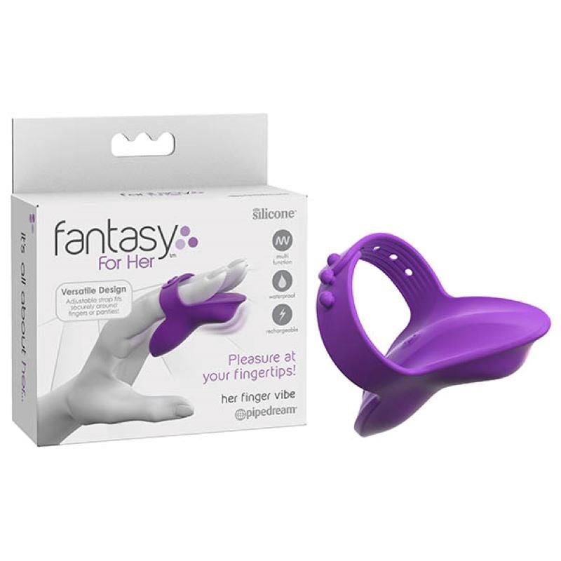 Pipedream Products Fantasy For Her Multi Functions Finger Vibrator - - Finger and Tongue Vibrators