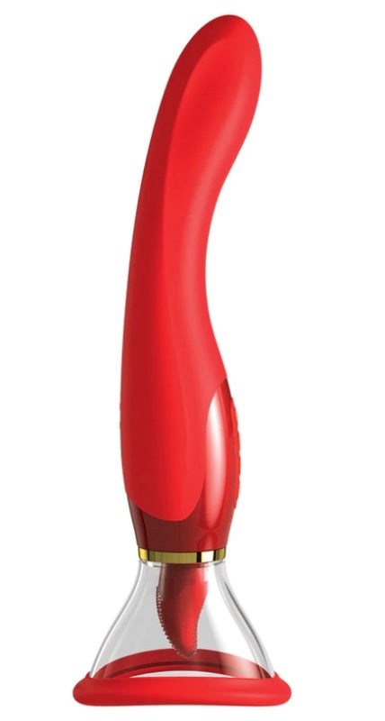 Pipedream Products Fantasy for Her Ultimate Pleasure 24K Gold Edition Vibrator - - Clit Ticklers and Pulsators