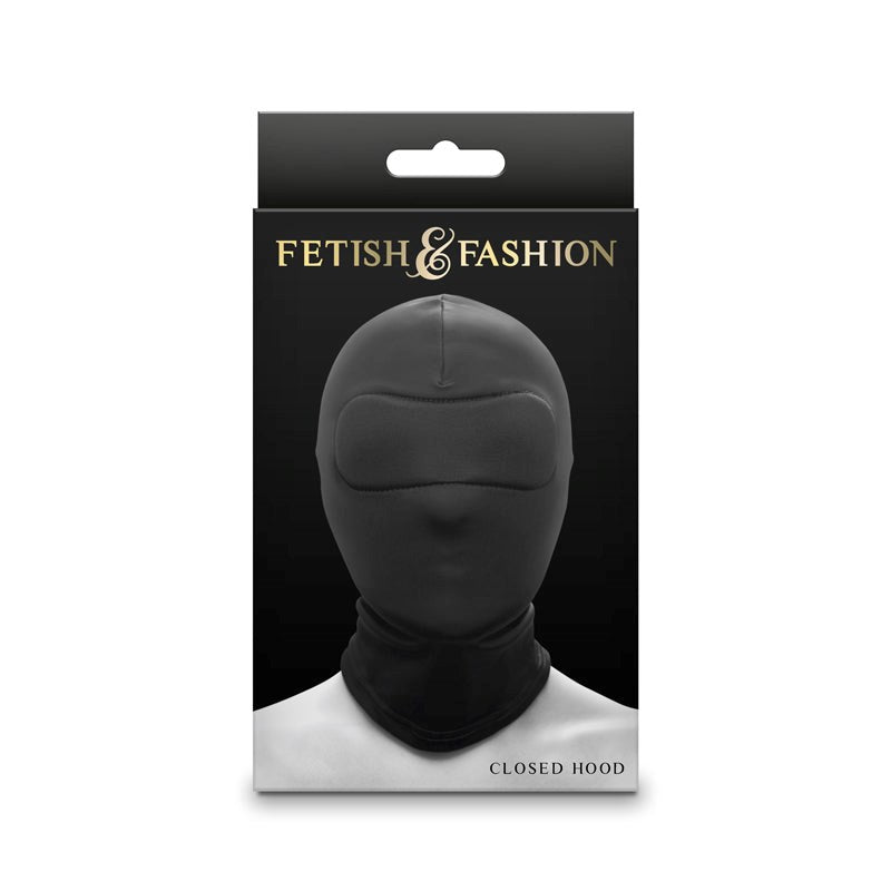 Fetish and Fashion Closed Hood Sensory Deprivation BDSM Accessory - - Bondage Hoods
