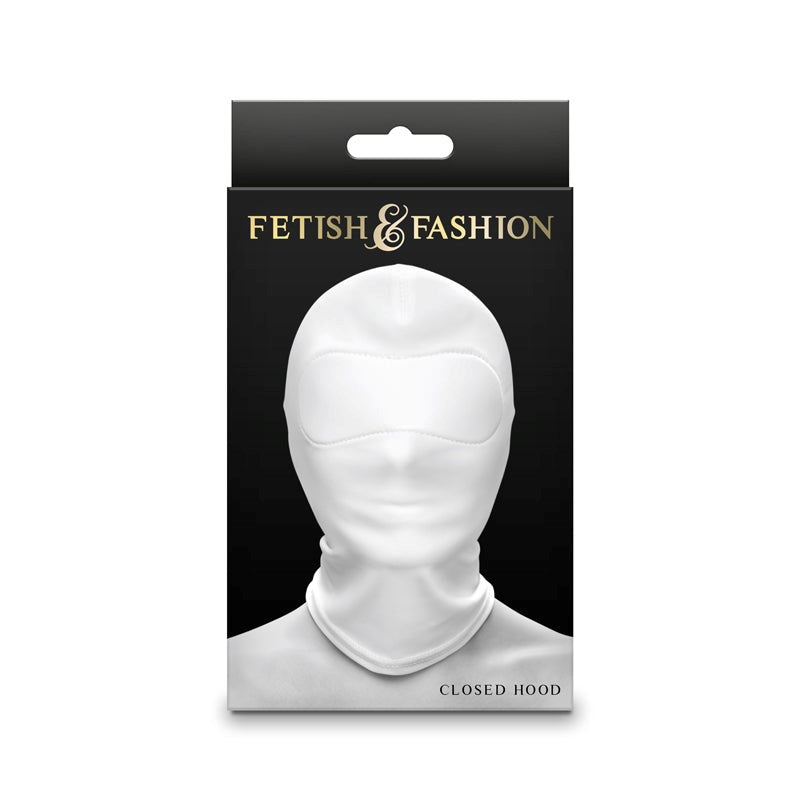 Fetish and Fashion Closed Hood Sensory Deprivation BDSM Accessory - - Bondage Hoods