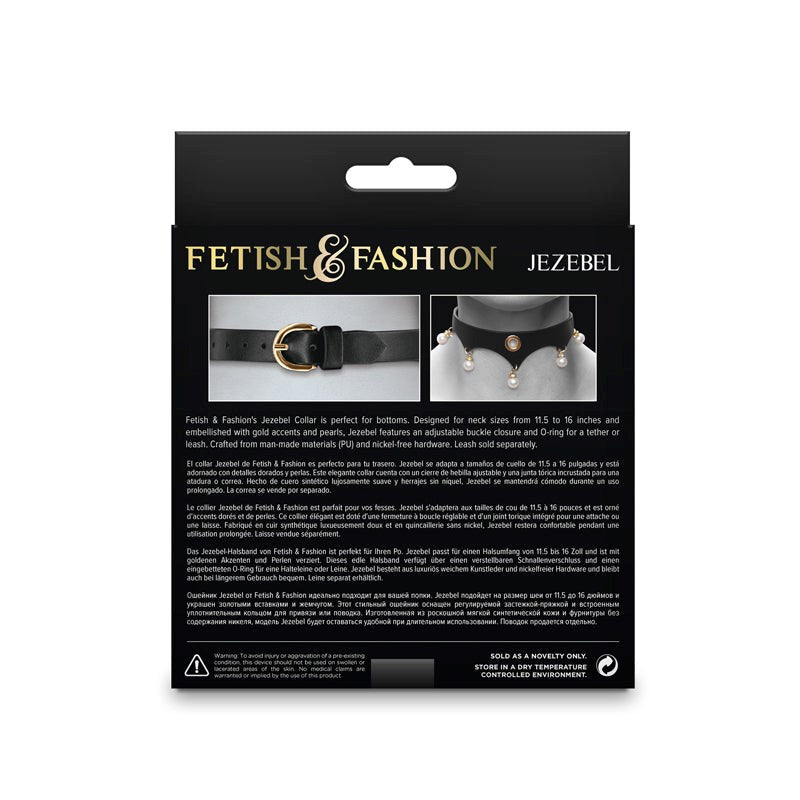Jezebel Collar - Elevate Your Style with Fetish & Fashion - - Collars and Leads