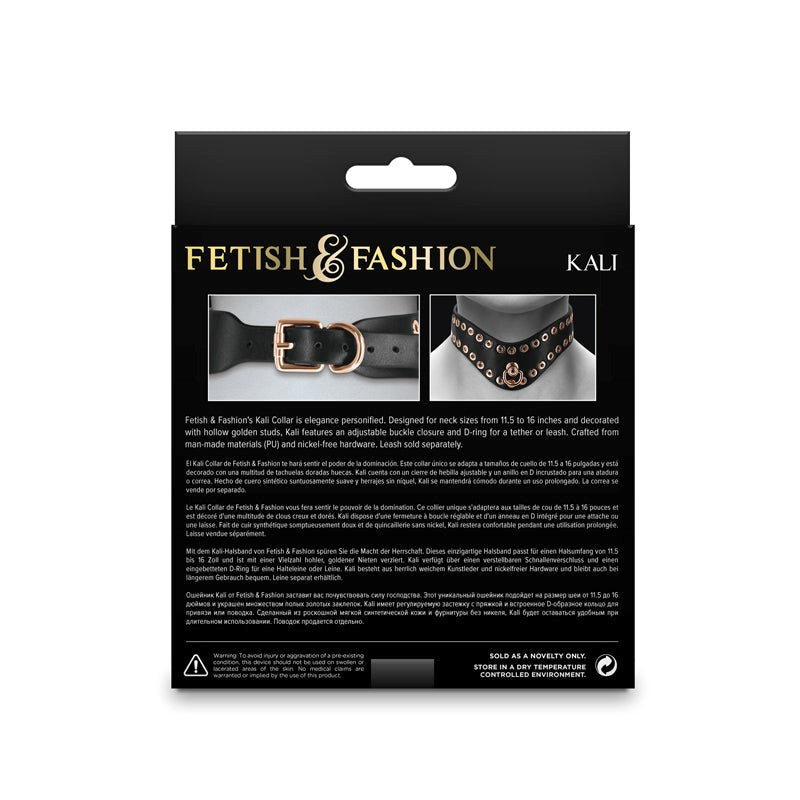 Fetish & Fashion - Kali Collar- Unleash Your Confident Style - - Collars and Leads