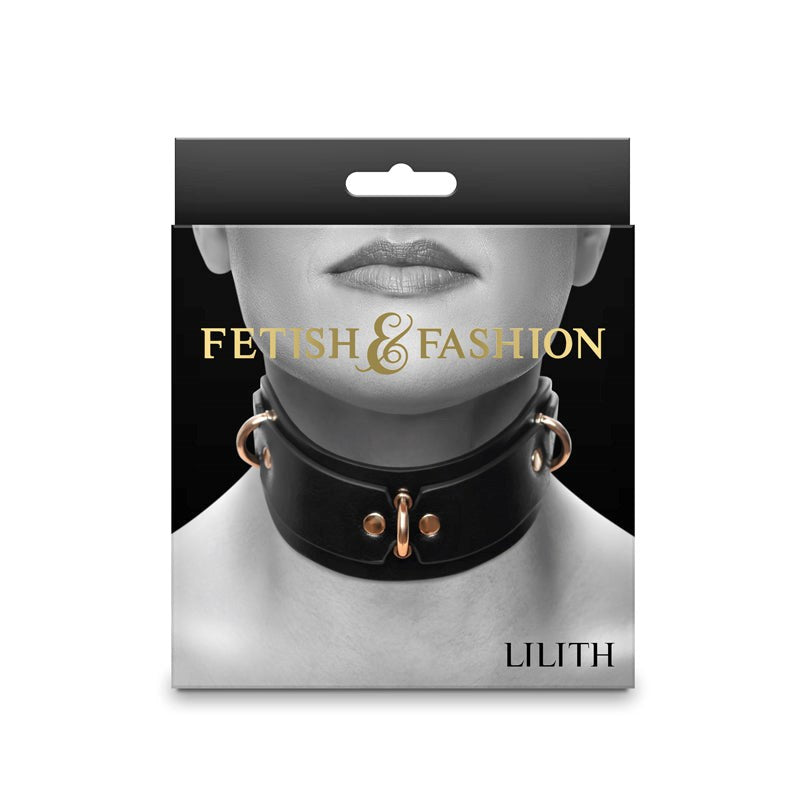 Fetish & Fashion - Lilith BDSM Collar for Doms and Subs - - Collars and Leads