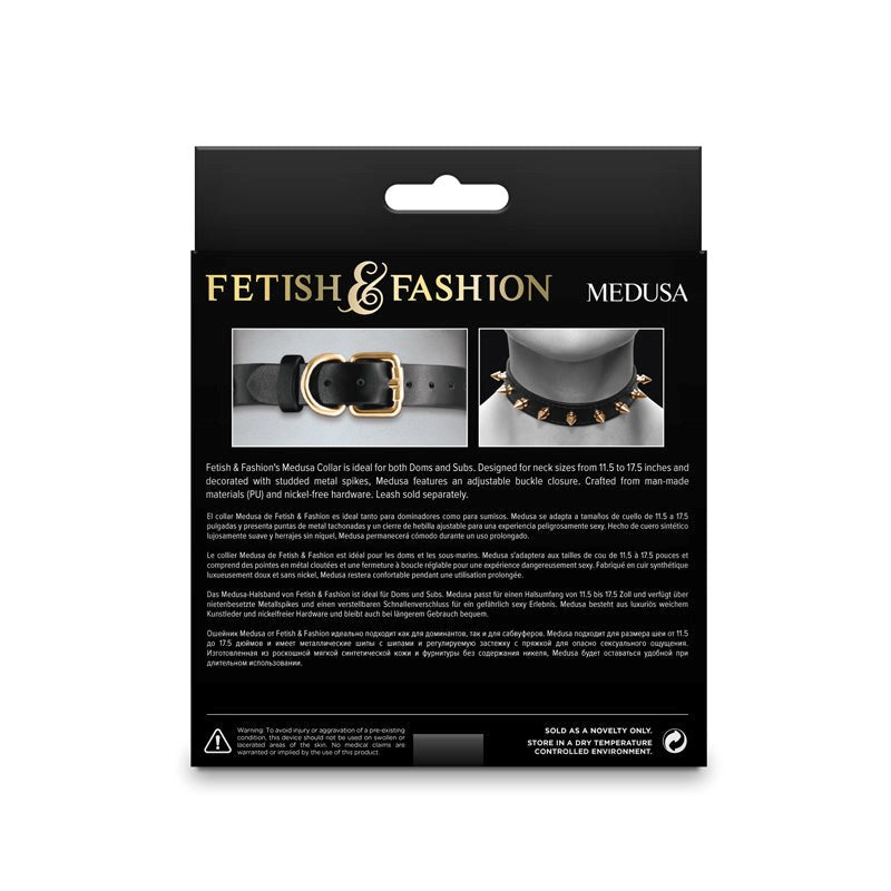 Fetish & Fashion - Medusa Collar - Comfort, Style, Versatility - - Collars and Leads