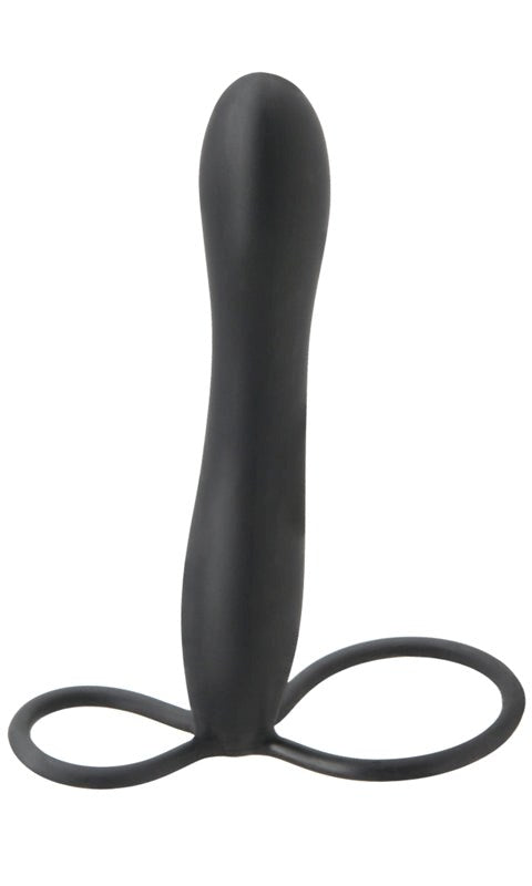 Pipedream Products Fetish Fantasy Elite Double Trouble Silicone Dildo Ring System - - Strap On Sextoys