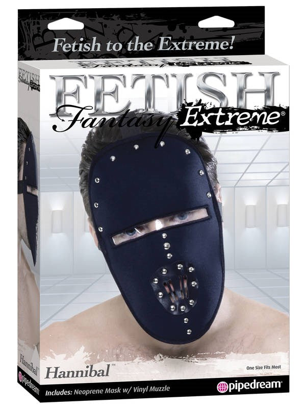 Fetish Fantasy Extreme Hannibal Mask Quick Ship Cock Ring - - Bondage Hoods