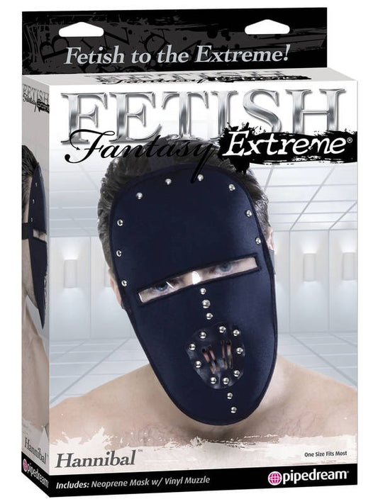Fetish Fantasy Extreme Hannibal Mask Quick Ship Cock Ring - - Bondage Hoods