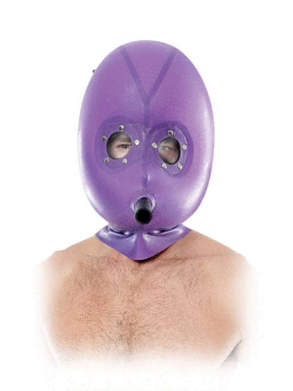 Pipedream Products Fetish Fantasy Extreme Inflatable Latex Gas Bondage Mask - - Masks And Blindfolds
