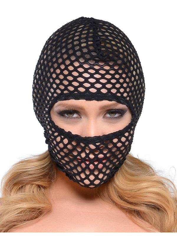 Fetish Fantasy Fishnet Hood Get More Naughty Fun - - Bondage Hoods
