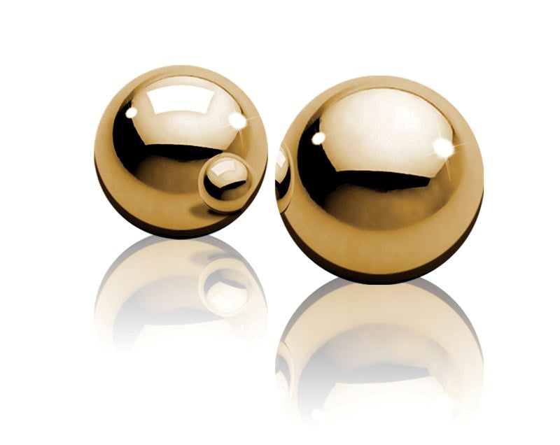 Pipedream Products Fetish Fantasy Gold Ben Wa Balls Kegel Massager Premium Metal - - Personal Massagers