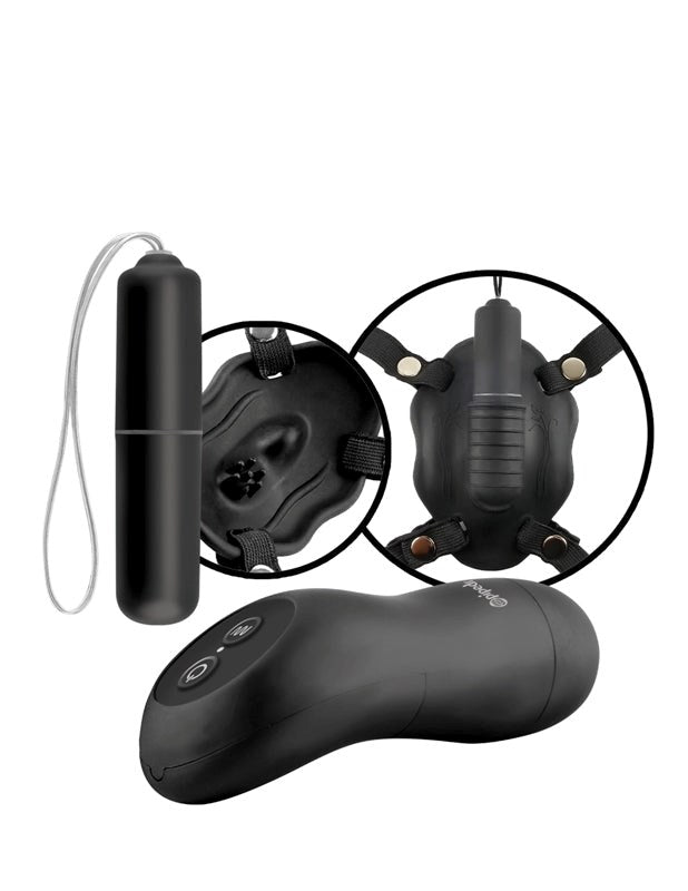 Pipedream Products Fetish Fantasy Remote Control Butterfly Strap On Sex Toy - - Strap On Sextoys