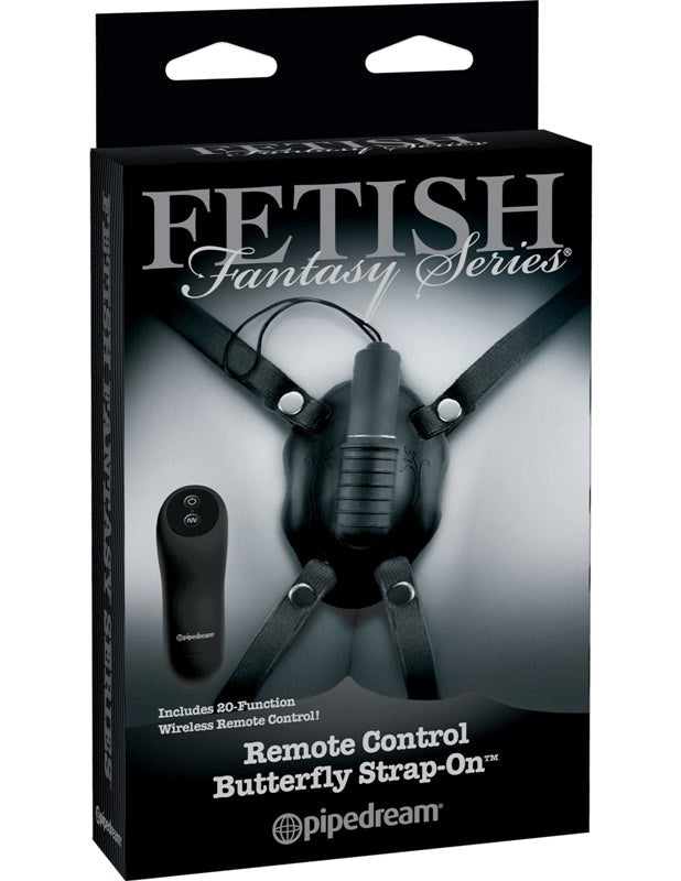 Pipedream Products Fetish Fantasy Remote Control Butterfly Strap On Sex Toy - - Strap On Sextoys