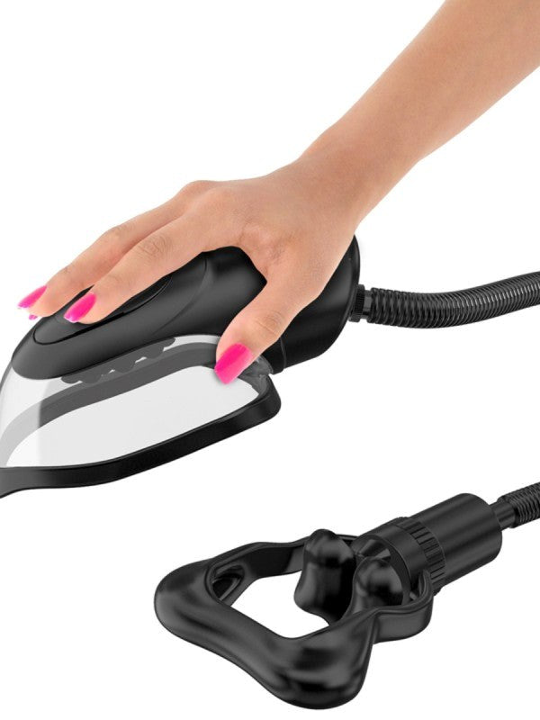 Pipedream Products Fetish Fantasy Perfect Touch Vibrating Pussy Pump Dual Action - - Pussy And Clit Toys