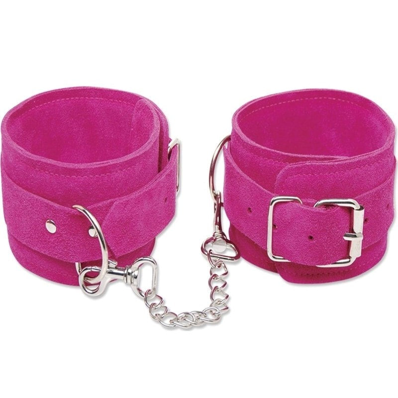 Pipedream Products Fetish Fantasy Series BDSM Play Pink Ankle Cuffs Premium - - Cuffs and Restraints