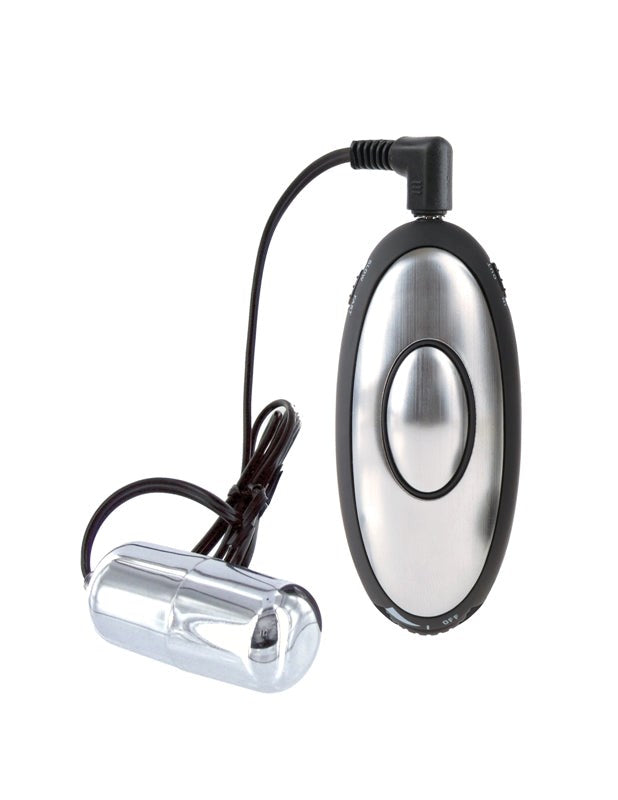 Pipedream Products Fetish Fantasy Shock Therapy Silver Bullet Vibrator - - Electro Sex