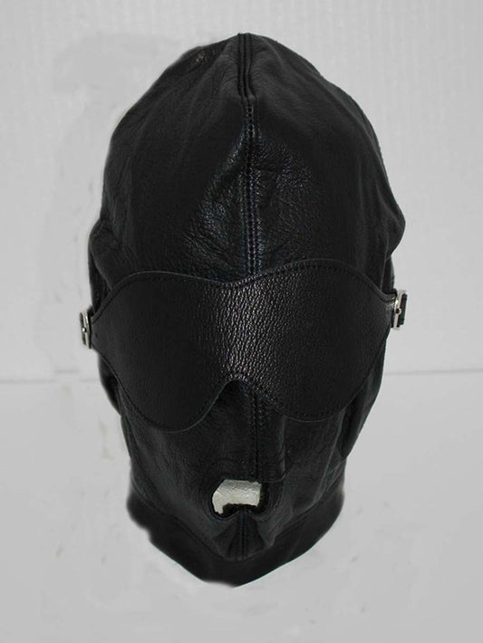 Fetish Supplies Bondage Hood PVC Top Cock Fittings - - Bondage Hoods