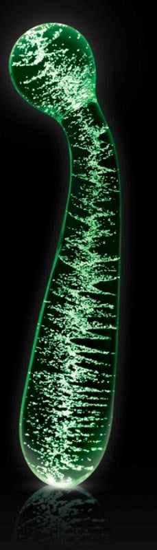 NS Novelties Firefly Glass G Spot Wand Glow in the Dark Premium Borosilicate - - Glass Sex Toys
