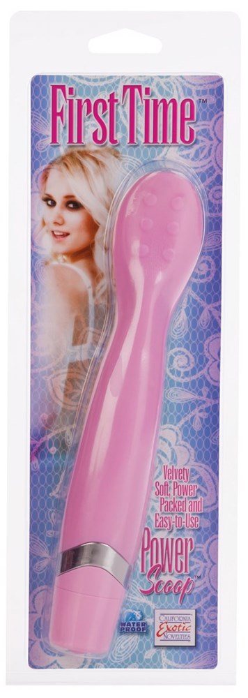 California Exotics First Time Power Scoop G Spot Massager Curved - - G-Spot Vibrators