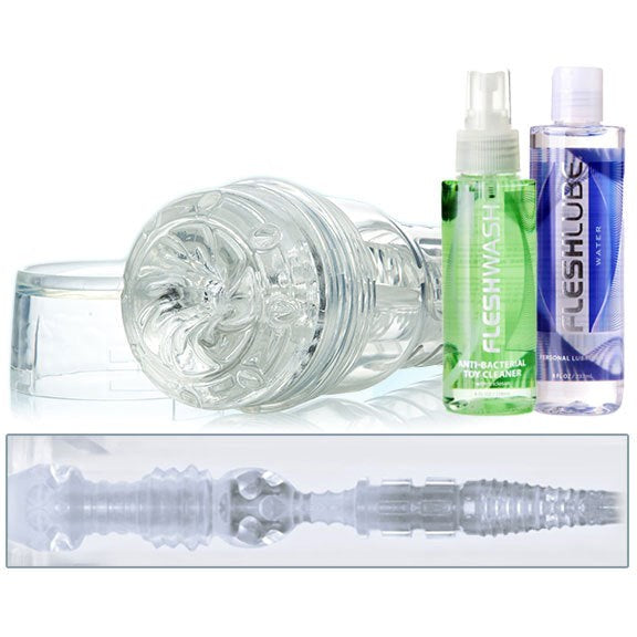 Fleshjack GO Torque Combo Pack Ice Your New Favourite - - Masturbators and Strokers