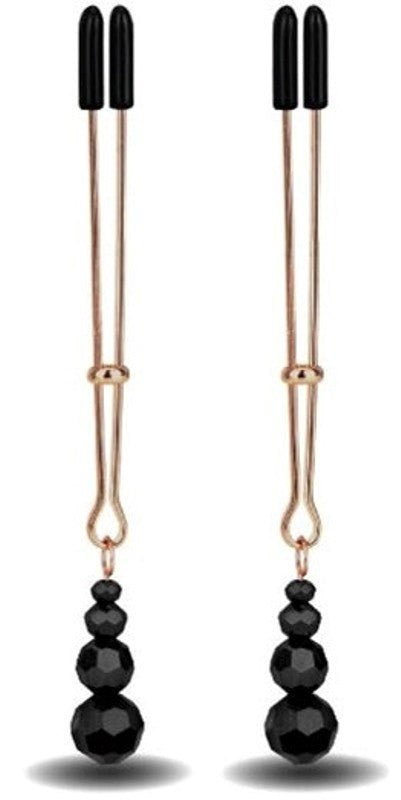Fredericks of Hollywood Lovers Collection Beaded Nipple Clamps - - Nipple and Clit Clamps
