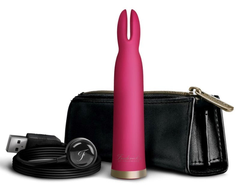 Fredericks of Hollywood Rechargeable Rabbit Bullet Pink Dual Stimulation - - Rabbit Vibrators