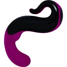 Fun Factory Delight Sex Toy Black/White Award Winning Dual Stimulation - - Waterproof Vibrators