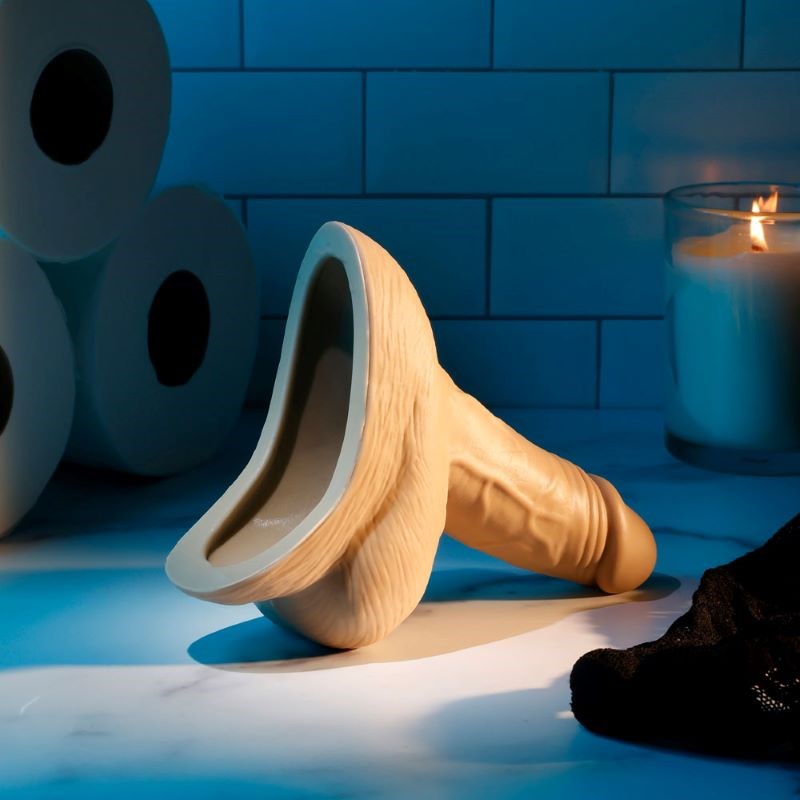 Evolved Gender X Squishy Silicone Stand to Pee Companion - - Strap On Sextoys