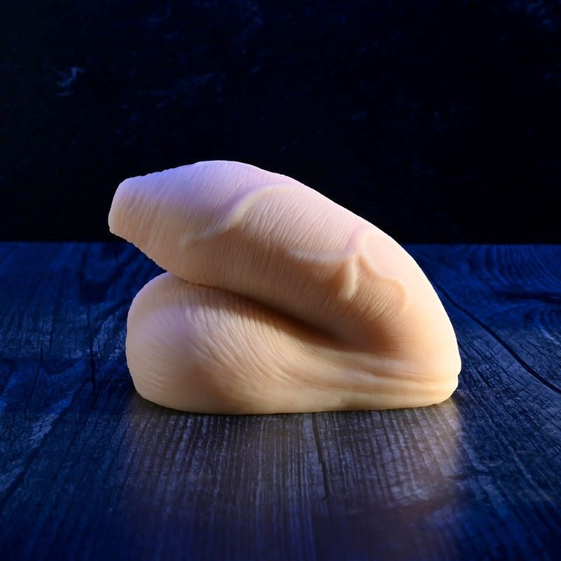 Evolved Gender X The Uncircumcised Packer Light Realistic TPE Design - - Strap On Sextoys