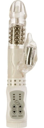 California Exotics Girls Best Friend Diamond Dolphin Vibe Dual Stimulation - - Rabbit Vibrators